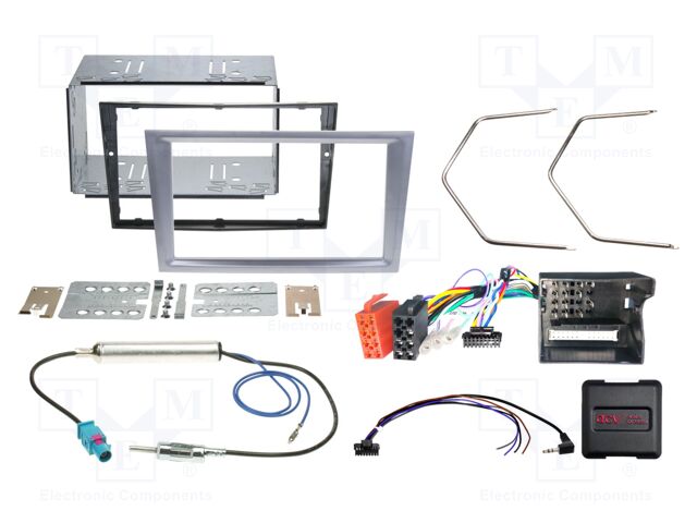 Adapter for control from steering wheel; Opel; matt-chrom