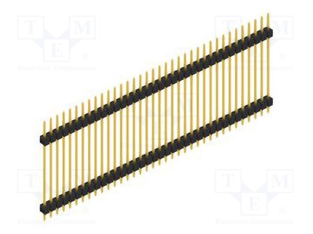Connector: pin strips; pin header; male; PIN: 36; 2.54mm; THT; 1x36