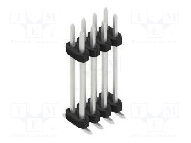 Connector: pin strips; pin header; male; PIN: 8; 2mm; SMT; 2x4; 100V