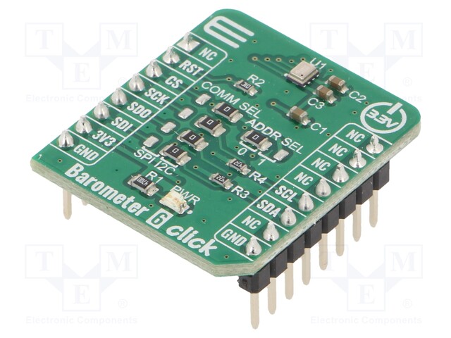 Click board; pressure sensor; I2C,SPI; 2SMPB-02E; 3.3VDC