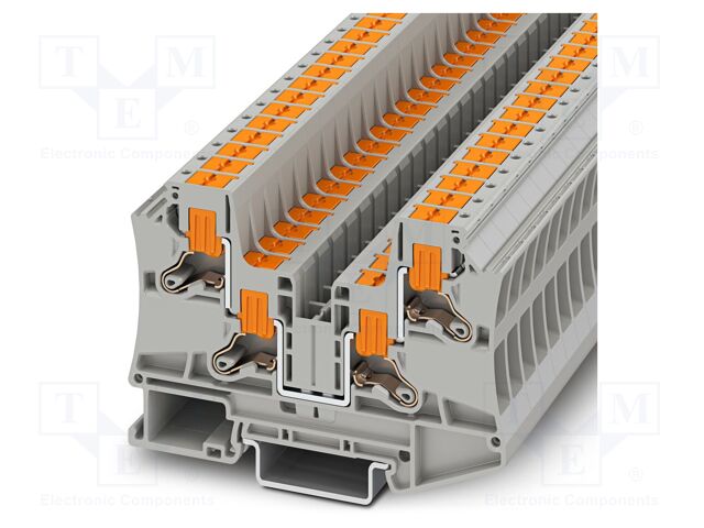 Splice terminal: rail; PTV; 41A; 1kV; push-in; L: 57.6mm; 0.5÷10mm2