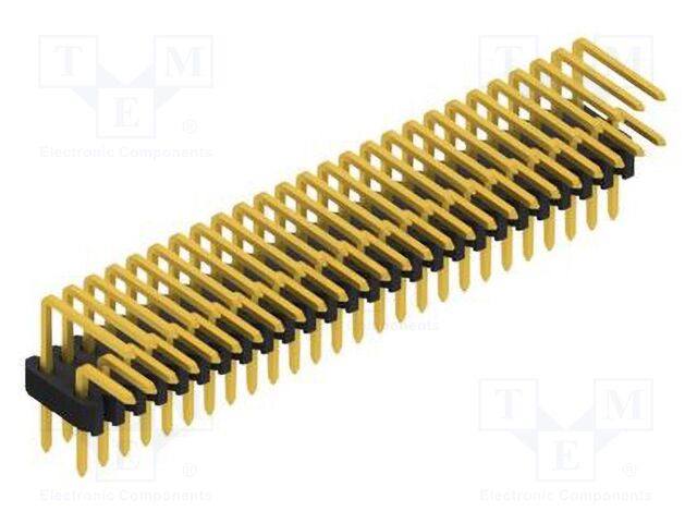 Connector: pin strips; pin header; male; PIN: 52; 1.27mm; THT; 2x26