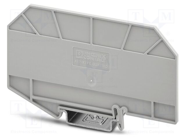 Separating plate; L: 53.6mm; W: 2.2mm; H: 100.6mm; Body: grey