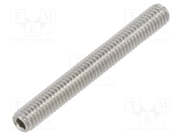 Screw; M3x25; 0.5; Head: without head; imbus; HEX 1,5mm; DIN: 913