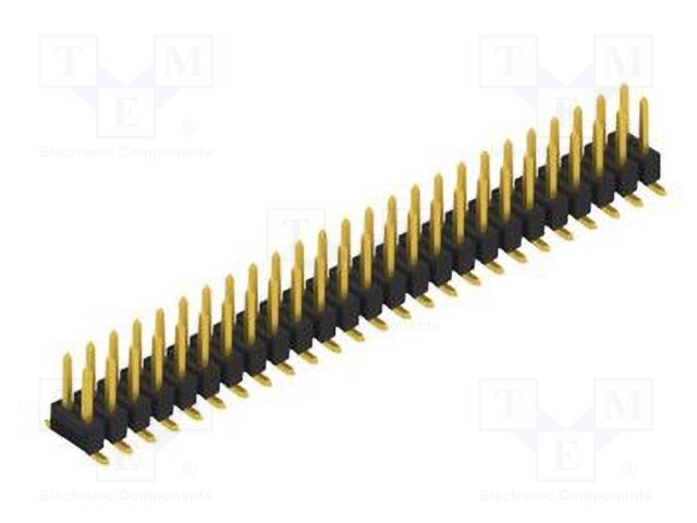 Connector: pin strips; pin header; male; PIN: 50; 2.54mm; SMT; 2x25