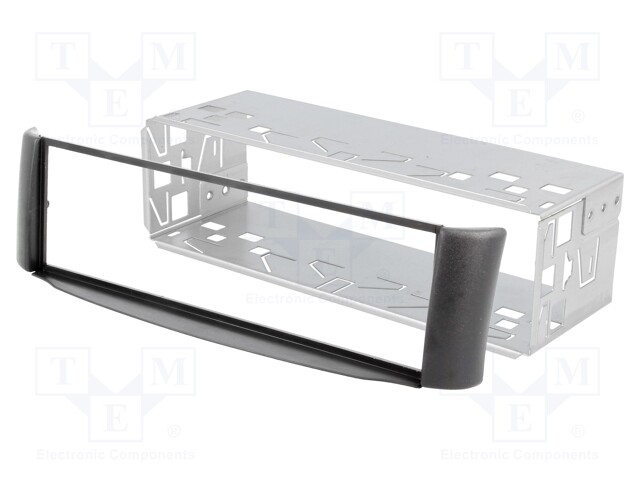 Radio mounting frame; Smart; 1 DIN; grey