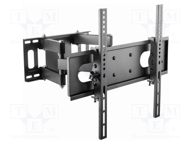 Holder; for wall mounting; 35kg; 32÷55"; black