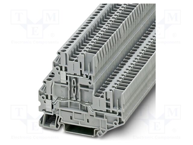 Splice terminal: rail; UTTB; PA; L: 64.4mm; terminals: 4; W: 5.2mm