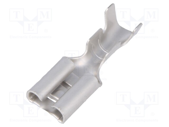 Terminal: flat; 4.8mm; 0.8mm; female; 0.5÷1mm2; crimped; for cable