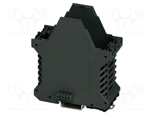Enclosure base; with terminals; black; UL94V-0; ME 45; X: 107.3mm