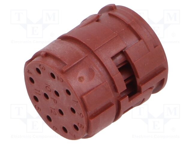 Connector: M23; PIN: 12; soldering; 100V; 7A; Series: EPIC