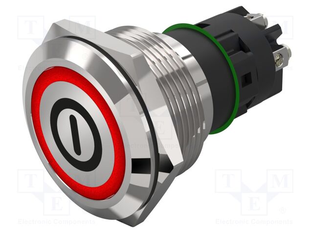 Switch: vandal resistant; Pos: 2; SPDT; 3A/240VAC; 3A/240VDC; ON-ON