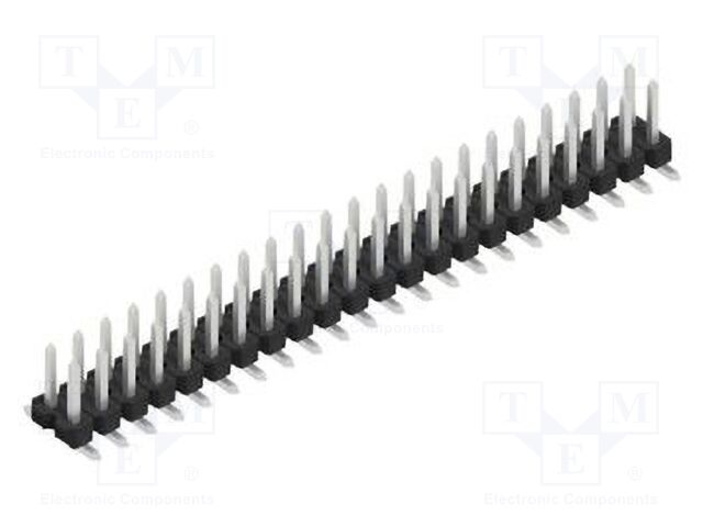 Connector: pin strips; pin header; male; PIN: 44; 2.54mm; SMT; 2x22