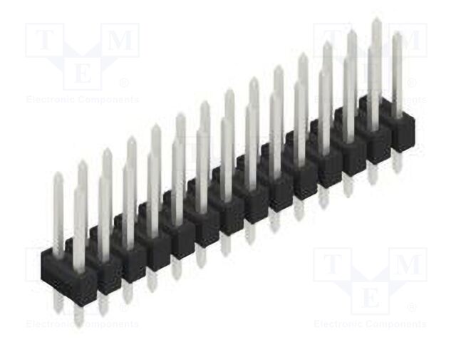 Connector: pin strips; pin header; male; PIN: 28; 2.54mm; THT; 2x14