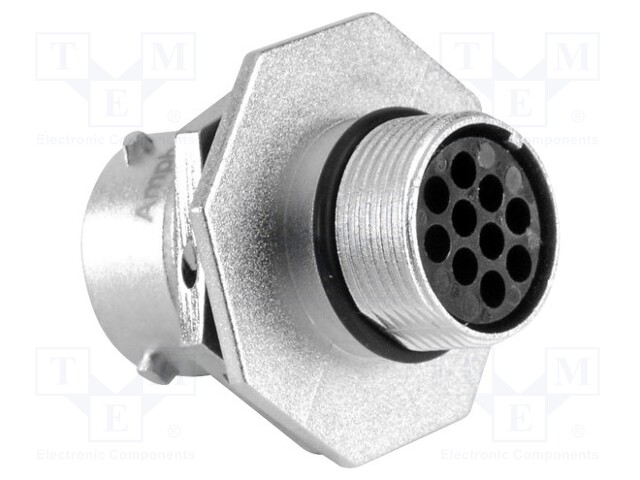 Connector: circular; Series: RT360; socket,plug; male; PIN: 10; IP67