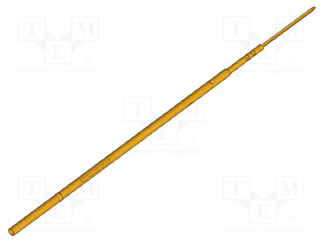Test probe socket; Contact plating: gold-plated; KS-050; 49.34mm