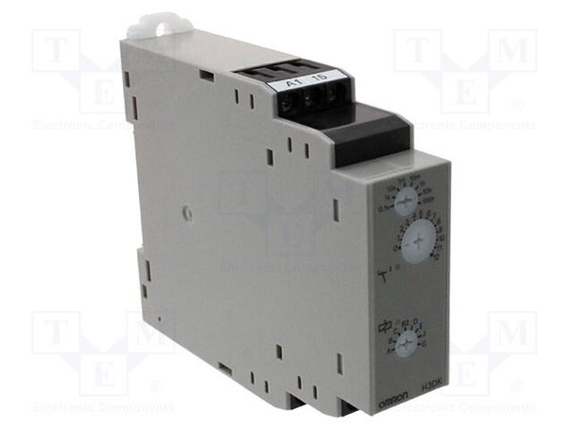 Timer; 0,1s÷1200h; DPDT; 250VAC/5A; 12VAC; 12VDC; DIN; -20÷55°C