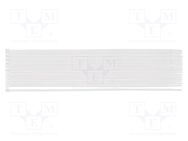 Cable tie; L: 300mm; W: 3.6mm; natural; 100pcs; EXTREME