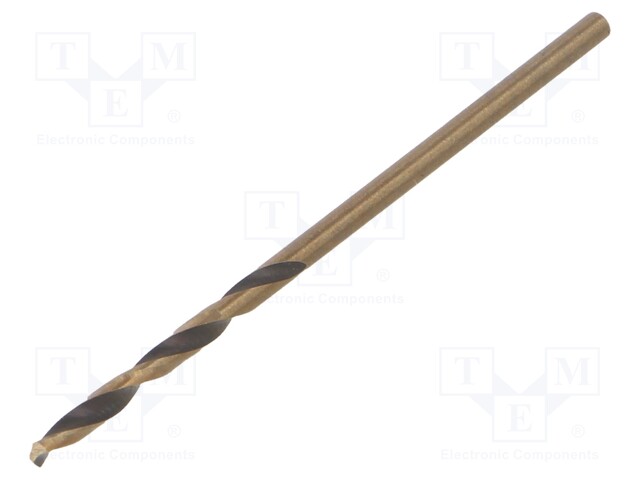 Drill bit; for metal; Ø: 1.5mm; HSS; Features: grind blade