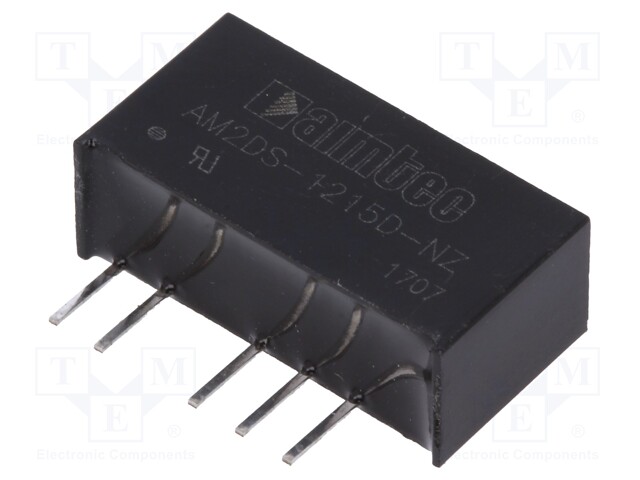 Converter: DC/DC; 2W; Uin: 10.8÷13.2V; Uout: 15VDC; Uout2: -15VDC
