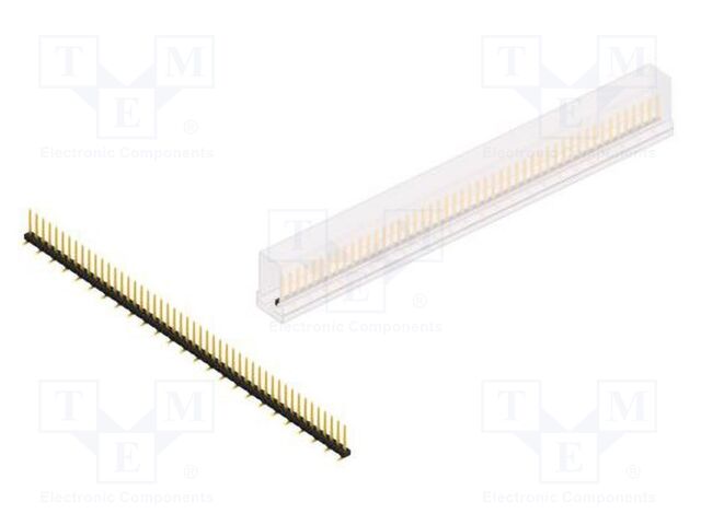 Connector: pin strips; pin header; male; PIN: 21; 2mm; SMT; 1x21