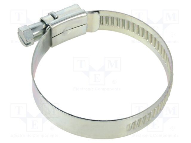 Cable tie; Ø: 70÷90mm; W: 20mm; Material: nickel-plated steel W1