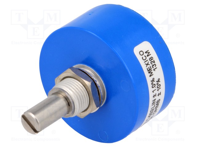 Potentiometer: shaft; single turn; 5kΩ; ±10%; 1.5W; linear; 6.35mm