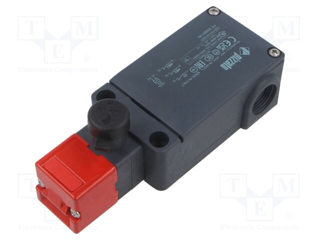 Safety switch: bolting; FS; IP66; plastic; black,red; 120VAC