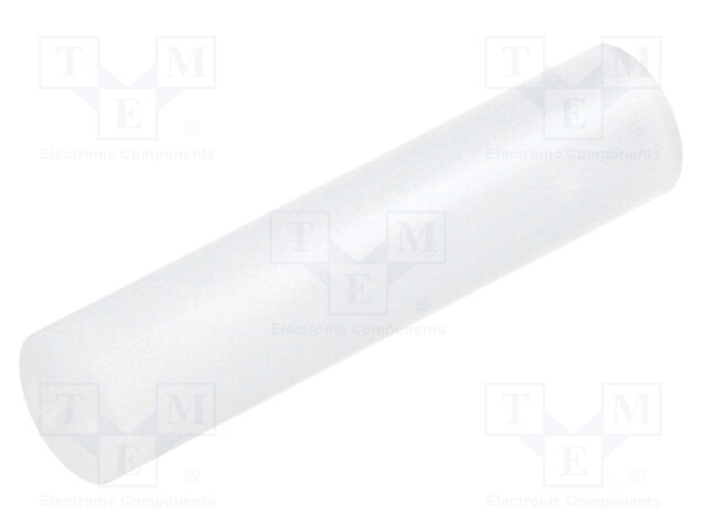 Spacer sleeve; LED; Øout: 5mm; ØLED: 5mm; L: 22mm; natural; UL94V-2