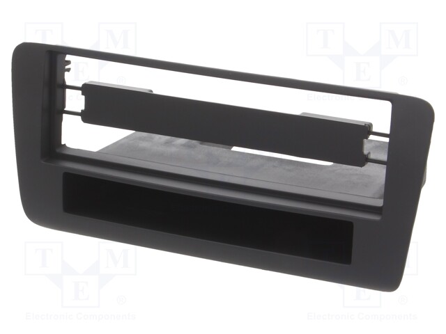 Radio mounting frame; Audi; 1 DIN; black