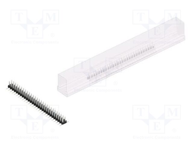 Connector: pin strips; pin header; male; PIN: 56; 2mm; SMT; 2x28