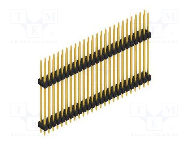 Connector: pin strips; pin header; male; PIN: 50; 2.54mm; THT; 2x25