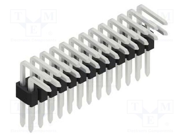 Connector: pin strips; pin header; male; PIN: 26; 1.27mm; THT; 2x13