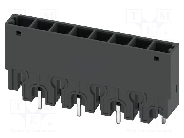 PCB headers, nominal cross section: 4 mm2, color: black, nom