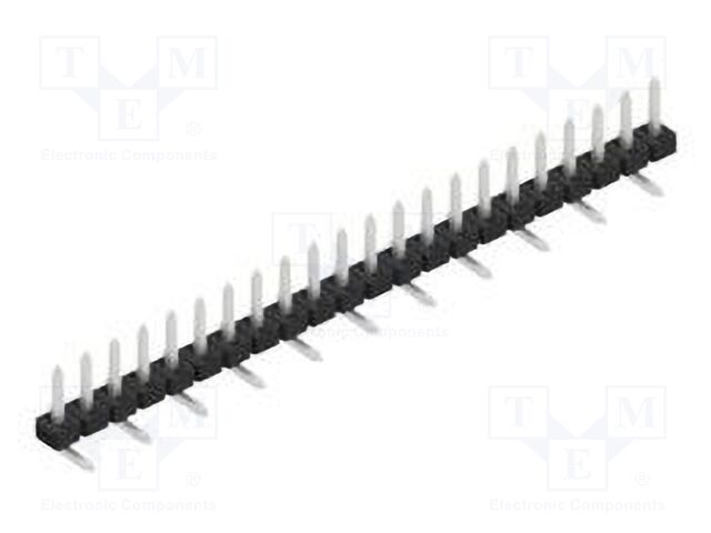Connector: pin strips; pin header; male; PIN: 22; 2mm; SMT; 1x22