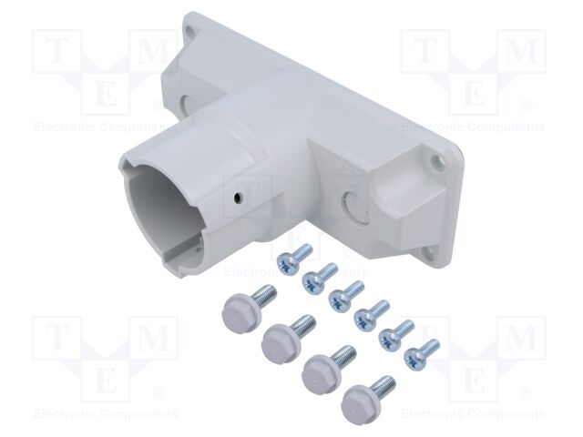 Grommet; light grey; Holes no: 1