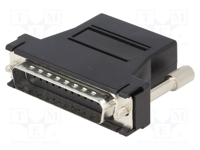 Transition: adapter; RJ11 socket,D-Sub 25pin male