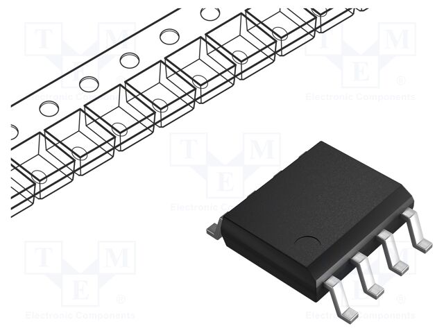 IC: driver; MOSFET half-bridge; high-/low-side,gate driver; SO8