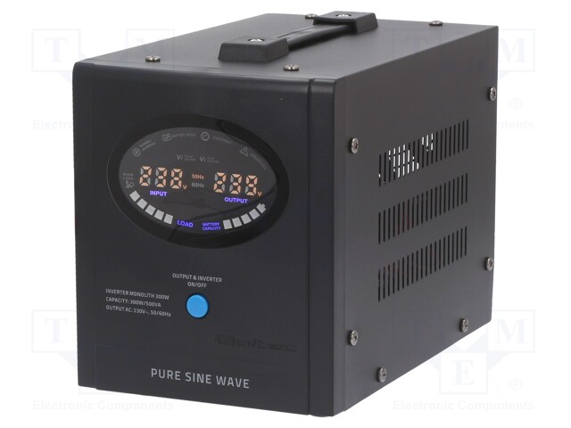 Power supply: emergency supply system; 230x145x180mm; 5.1kg