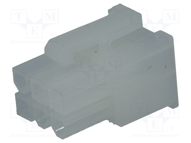 Plug; wire-board; female; MF42; 4.2mm; PIN: 6; w/o contacts