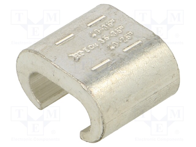 Copper; 35mm2; tinned; 2AWG; Connector: C shape crimp