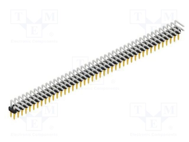 Connector: pin strips; pin header; male; PIN: 86; 2mm; THT; 2x43