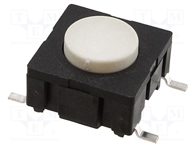 Microswitch TACT; SPST; Pos: 2; 0.05A/24VDC; SMD; none; 2.94N; 1.3mm