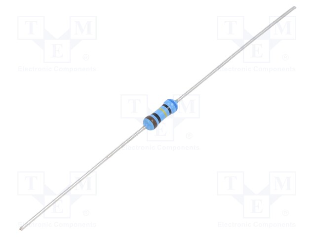 Resistor: thin film; THT; 604Ω; 600mW; ±5%; Ø2.5x6.5mm; 50ppm/°C