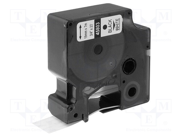 Tape; Width: 19mm; Colour: white; Character colour: black; L: 7m