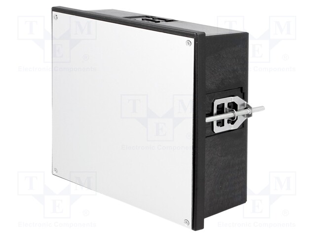 Enclosure: panel; X: 144mm; Y: 144mm; Z: 64mm; black; Series: Uninorm