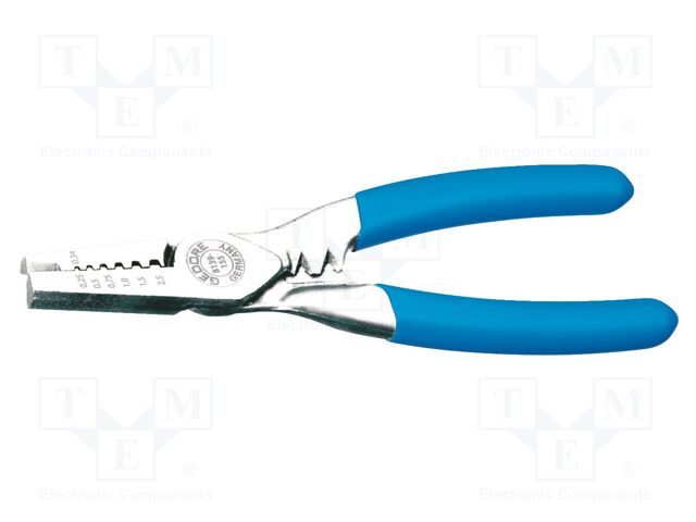 Pliers; universal; Pliers len: 155mm; steel; Plating: chromium