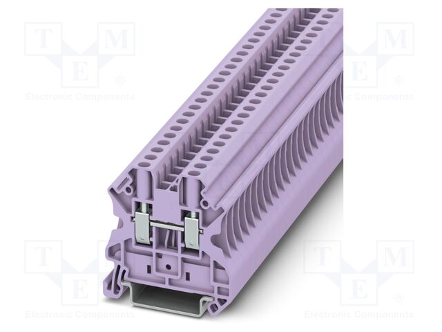 Splice terminal: rail; UT; 32A; 1kV; screw terminal; PA; L: 46.9mm