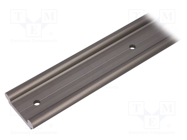 Double rail; aluminium; Ø: 10mm; L: 750mm; W: 40mm; DryLin® W
