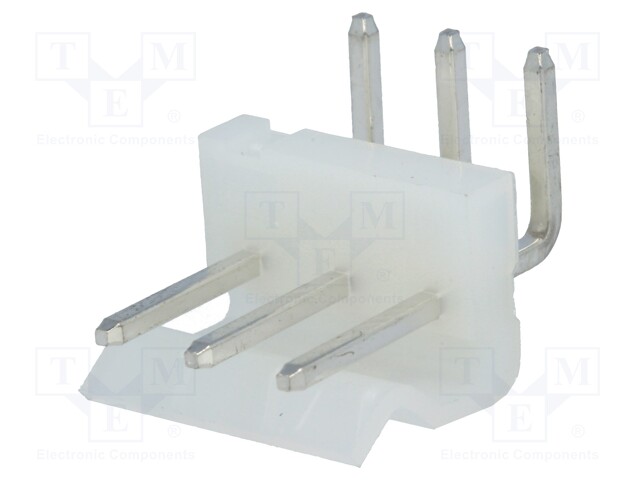 Socket; wire-board; male; 5.08mm; PIN: 3; THT; 250V; 7A; tinned; 10mΩ